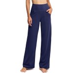 Pantalons de sport femmes pantalons de yoga d'entranement extensible taille haute avec poches leggings ...