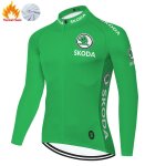 Pantalon thermique de cyclisme pour homme, pantalon long, vtements de vlo d'extrieur, pantalon a bretelles, ...