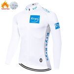 Pantalon thermique de cyclisme pour homme, pantalon long, vtements de vlo d'extrieur, pantalon a bretelles, ...