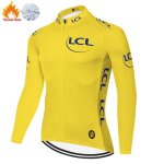 Pantalon thermique de cyclisme pour homme, pantalon long, vtements de vlo d'extrieur, pantalon a bretelles, ...