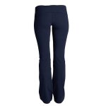 Pantalon de yoga elastique pour femmes, confortable, long, contraste, contrle du ventre, evas, solide, ...