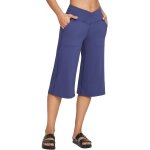 Pantalon de yoga pour femme - coupe large - capris - pantalon de yoga - taille haute - crop - avec poches ... Pantalon de yoga pour femme - coupe large - capris - pantalon de yoga - taille haute - crop - avec poches ...