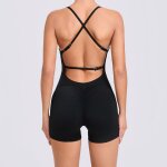 Pantalon de yoga pour femme en noir moulant et s�chage rapide pour corrida en plein air et fitness 41720 ...