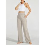 Pantalon de yoga pour femme - taille haute - avec poches - pantalon de jogging - jambes larges - confortable ... Pantalon de yoga pour femme - taille haute - avec poches - pantalon de jogging - jambes larges - confortable ...