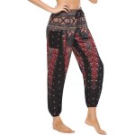 Pantalon de yoga fluide femme hippie sarouel imprim doux boho hippie yoga pants lger casual pantalon ...