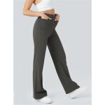 Pantalon de yoga a jambe large pour femme - legging evasé - pantalon palazzo extensible - taille haute ... Pantalon de yoga a jambe large pour femme - legging evasé - pantalon palazzo extensible - taille haute ...