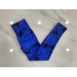 Pantalon de yoga taille haute sans couture, teinture par nouage, contrle du ventre, pantalon de sport, ...