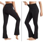 Pantalon yoga thermique femme hiver taille haute doublure polaire impermable opaque contrle du ventre ...