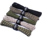 Paracord 4 mm, 4 pieces 33ft type iii 7 core strands 100% nylon paracord, with load capacity up to 250 ...