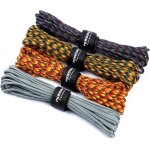 Paracord 4 mm, 4 pieces 33ft type iii 7 core strands 100% nylon paracord, with load capacity up to 250 ...