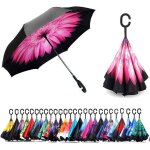 Parapluie double face coupe - vent et protecteur contre les uv - pliable - parapluie droit invers� pour ...