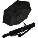 Parapluie de golf en fibre de verre xxl 124 cm avec syst�me automatique, noir , 124 cm, parapluie de ...