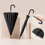 Parapluie de luxe coupe - vent pour femme, 24 ctes, long manche, impermable, grand, semi - existent, ...