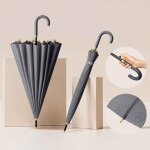 Parapluie de luxe coupe - vent pour femme, 24 ctes, long manche, impermable, grand, semi - existent, ...