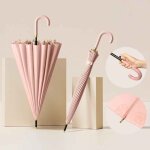 Parapluie de luxe coupe - vent pour femme, 24 ctes, long manche, impermable, grand, semi - existent, ...