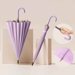 Parapluie de luxe coupe - vent pour femme, 24 ctes, long manche, impermable, grand, semi - existent, ...