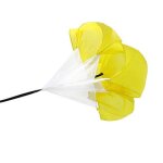 Parapluie physique pour entraînement de force, parachute, football, vitesse explosive - jaune Parapluie physique pour entraînement de force, parachute, football, vitesse explosive - jaune