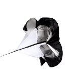 Parapluie physique pour entraînement de force, parachute, football, vitesse explosive - noir Parapluie physique pour entraînement de force, parachute, football, vitesse explosive - noir