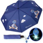 Parapluie pliable avec lampe torche led pour enfants a partir de 3 ans parapluie pour enfants a manches ...