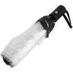 Parapluie transparent pliable parapluies de pluie portable a trois volets dames mode parapluie clair ...