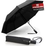 Parapluie : parapluie de voyage r�sistant au vent pour homme et femme ¿ compact, ouverture automatique, ...