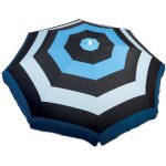 Parasol 180cm noir / bleu