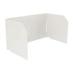 Pare - brise pliable pour pole d'extrieur, portable, 4 plaques, pour camping, pique - nique, randonne, ...