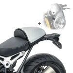 Pare brise set pour bmw r ninet 14 - 23 + capot de selle argent craftride wa1