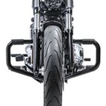 Pare carter craftride mustache ii pare cylindre compatible avec harley davidson softail 18 - 25 noir