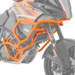 Pare carter pour ktm 1290 super adventure r / s / t 2017 - 2020 haut et bas orange