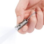 Pata - kf00 mini lampe de poche a led en titane, 15 lumens, lampe torche electrique etanche, taille de ...