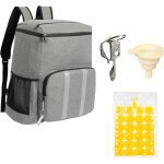 Patb - sac a dos isotherme 26l avec porte - clés outil & 30 sacs a glaçons ¿ sac repas pliable etanche ... Patb - sac a dos isotherme 26l avec porte - clés outil & 30 sacs a glaçons ¿ sac repas pliable etanche ...