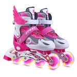 Patins a roulettes pour enfants, chaussures de patinage pour enfants, patins a roulettes simples, garons ...