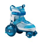 Patin a roulettes my first quad cyan taille 30 - 33