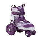Patin a roulettes my first quad lavande taille 30 - 33