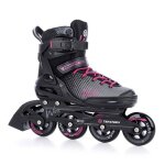Patin a roulettes - tempish - 100006610 - noir - gris - rose - roues 84mm - abec 7 Patin a roulettes - tempish - 100006610 - noir - gris - rose - roues 84mm - abec 7