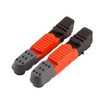 Patins tri gomme clarks - marron / rouge - homme