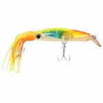 Pche a la trane avec un gros calmar et un crankbait