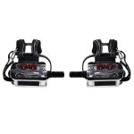 Pedales spd pour velo de spinning avec cages d'orteils pour pedales a clip, pedales a plateforme pour ... Pedales spd pour velo de spinning avec cages d'orteils pour pedales a clip, pedales a plateforme pour ...