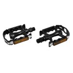 P�dales vtt newton� argent / noire noir
