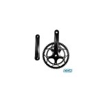 Pedalier route double 53 - 39d l170 lasco noir (axe carre)