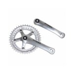 Pedalier route stronglight 8 - 9v. impact argent 145mm 42 - 34 (axe carre 107mm)