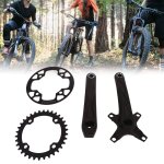 Pédalier de vélo ensemble de bras de manivelle de vtt avec dents négatives positives 34t pédalier de ... Pédalier de vélo ensemble de bras de manivelle de vtt avec dents négatives positives 34t pédalier de ...