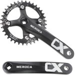 Pédalier vtt, pédalier mtb a cône carré avec bras de 170mm 104 bcd, compatible avec les vélos mono - ... Pédalier vtt, pédalier mtb a cône carré avec bras de 170mm 104 bcd, compatible avec les vélos mono - ...
