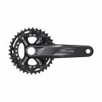 Pdalier vtt shimano deore m5100 11v 175mm 36 - 26 intgr - noir