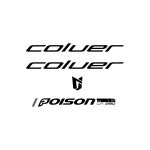 Pegatinas cuadro bici coluer poison cr290