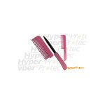 Peigne a cheveux rose self defense avec couteau cach