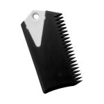 Peigne de surf pour retirer la cire avec une cl� en forme d'aileron, accessoire noir pour les sports ...