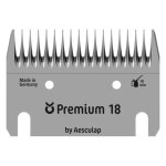 Peigne pour tondeuse 17 / 18 dents kerbl premium bovins / equins tu mixte noir