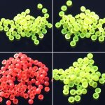Perles de bouchon demi - rond pour la pche en mer, matriel flottant, accessoires, 100 pices